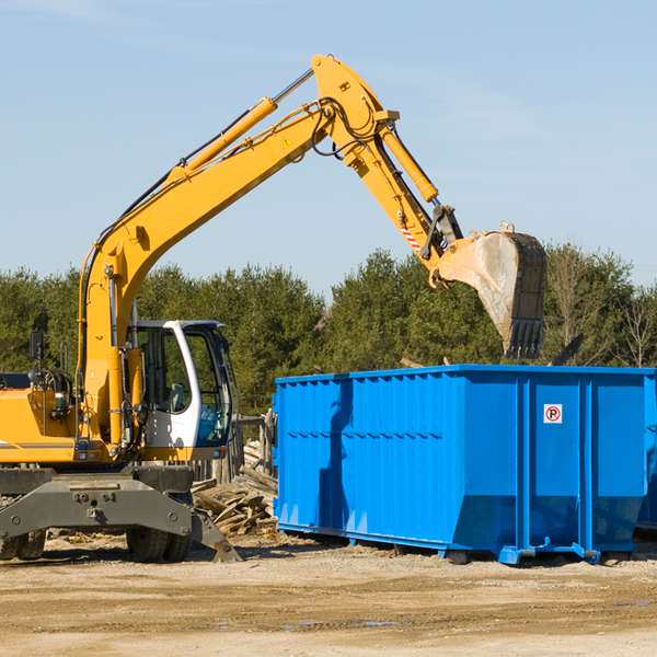 can i choose the location where the residential dumpster will be placed in Sunflower Mississippi